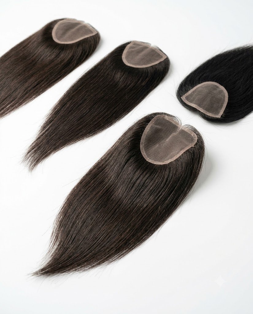 Natural Human Hair Side Patches
