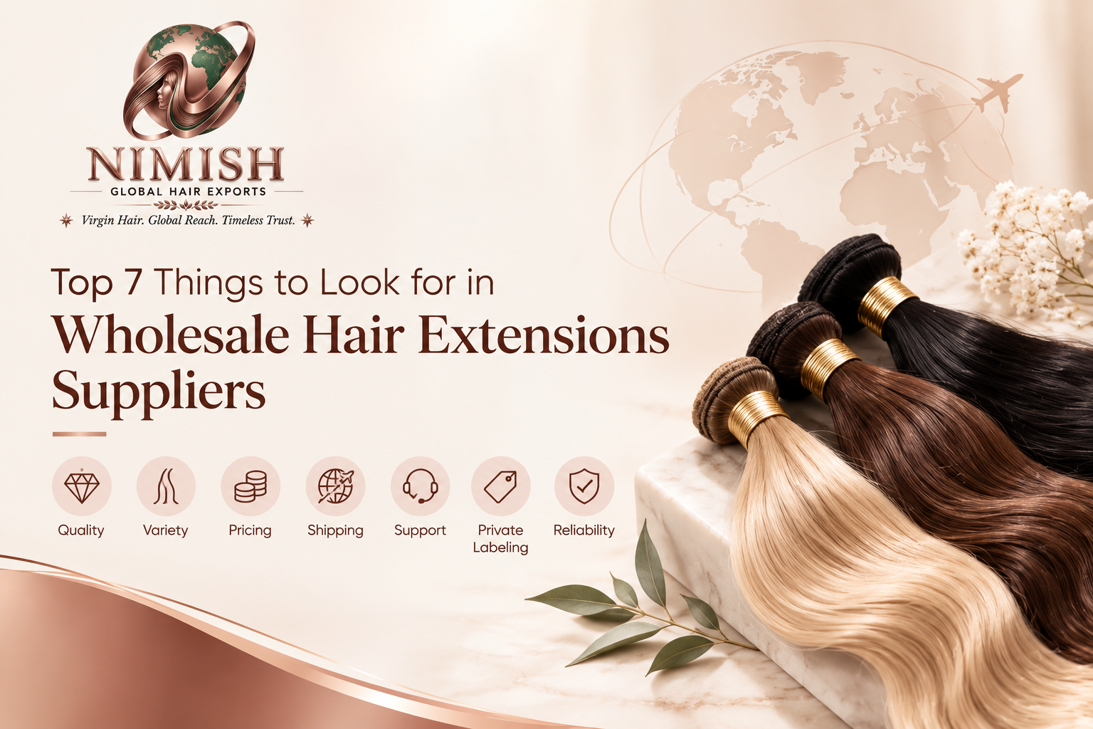 Top 7 Things to Look for in a Reliable Wholesale Hair Extensions Suppliers